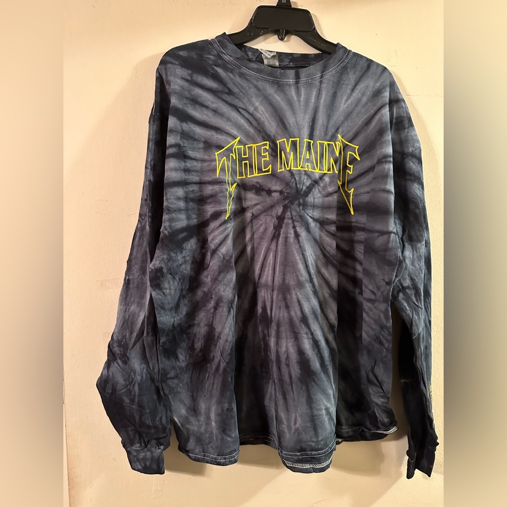 The Maine band tie dye long sleeve tee